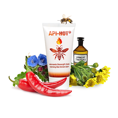 AIPIHOT-TUBE API-HOT® wärmende Bienengift-Salbe 50ml gegen Gelenkschmerzen