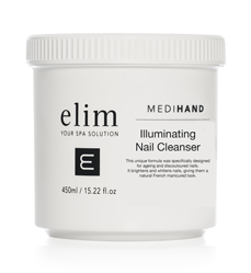 Nail-Cleanser-pro007 ELIM Illuminating Nail Cleanser, 450ml Nagelaufheller von Gelb zu Weiss