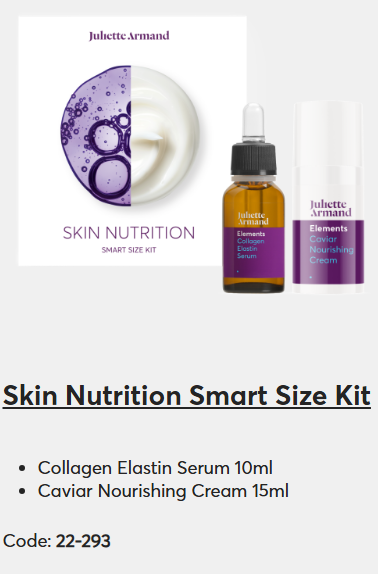 22-293 Skin Nutrition smart size kit  d'essai  pour un traitement anti-âge préventif