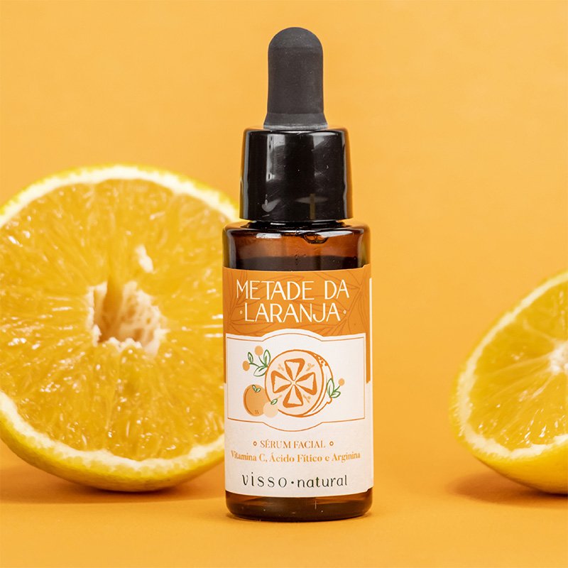 Sérum d'orange à la vitamine C 30ml Metade da Laranja BelCol Visso Natural  Sérum d'orange à la vitamine C 30ml Metade da Laranja BelCol Visso Natural