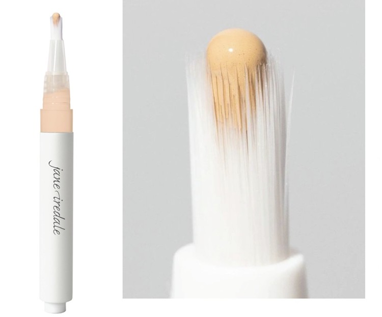 concealer, makeup, Stift, Pfirsich, Pinselspitze