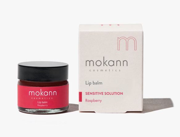 Lip Balm Raspberry 15 ml Lippenbalm  Himbeere MOKANN