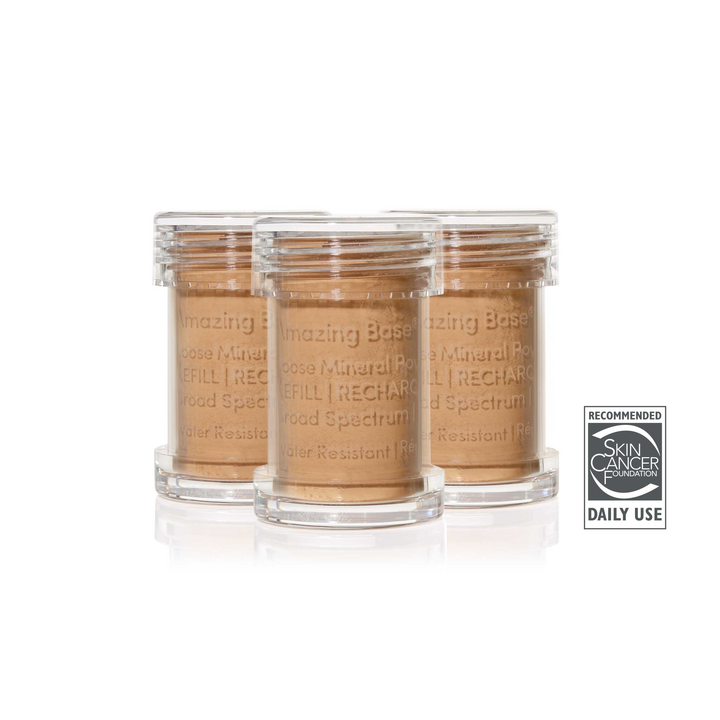 AmazingBase_RefillTrio_Caramel_PDP-720x720-b7f19979-041a-43c6-abcf-a00ffd84551b2WHsfA3fovBM4 Caramel, Amazing Base 3 cartouches pour pinceau rechargeable SPF20