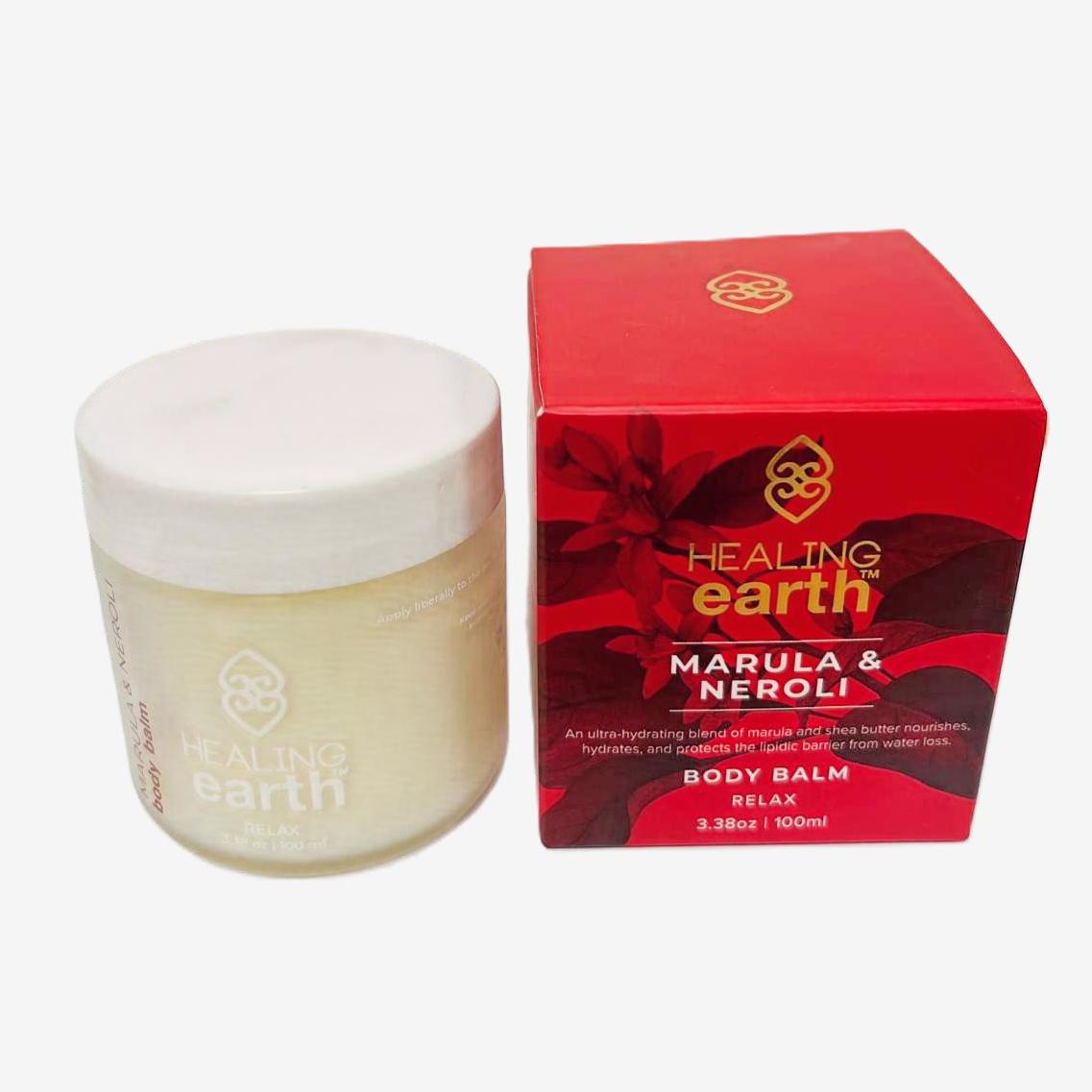 body balm, relax, hydrating, marula, neroli