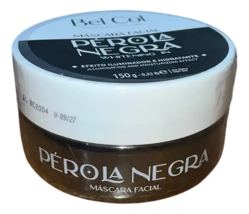 maschera, viso, perla nera, trucco, cosmetici