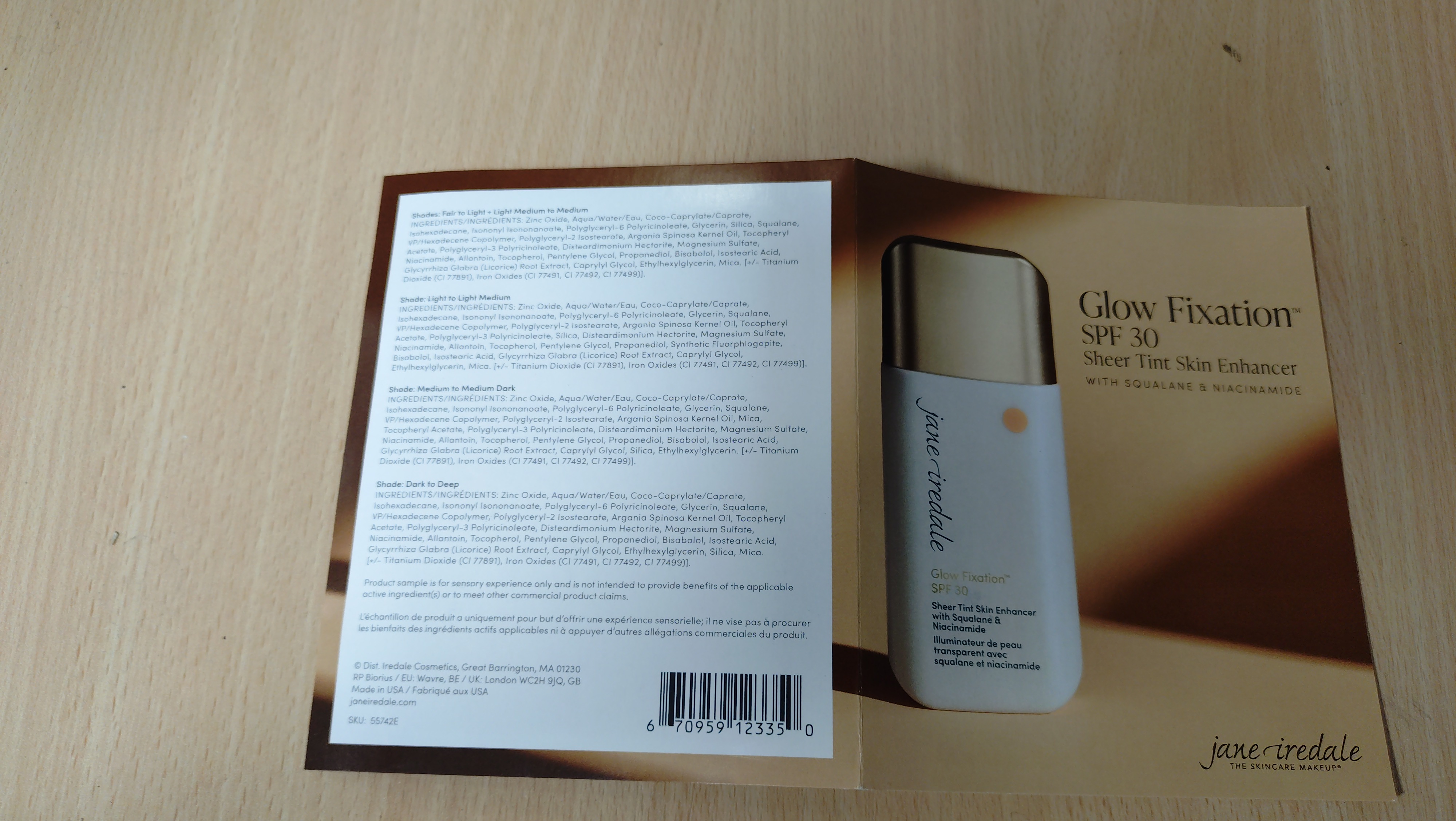 MUSTER Card-Glow Fixation SPF 30 MUSTER-KARTE