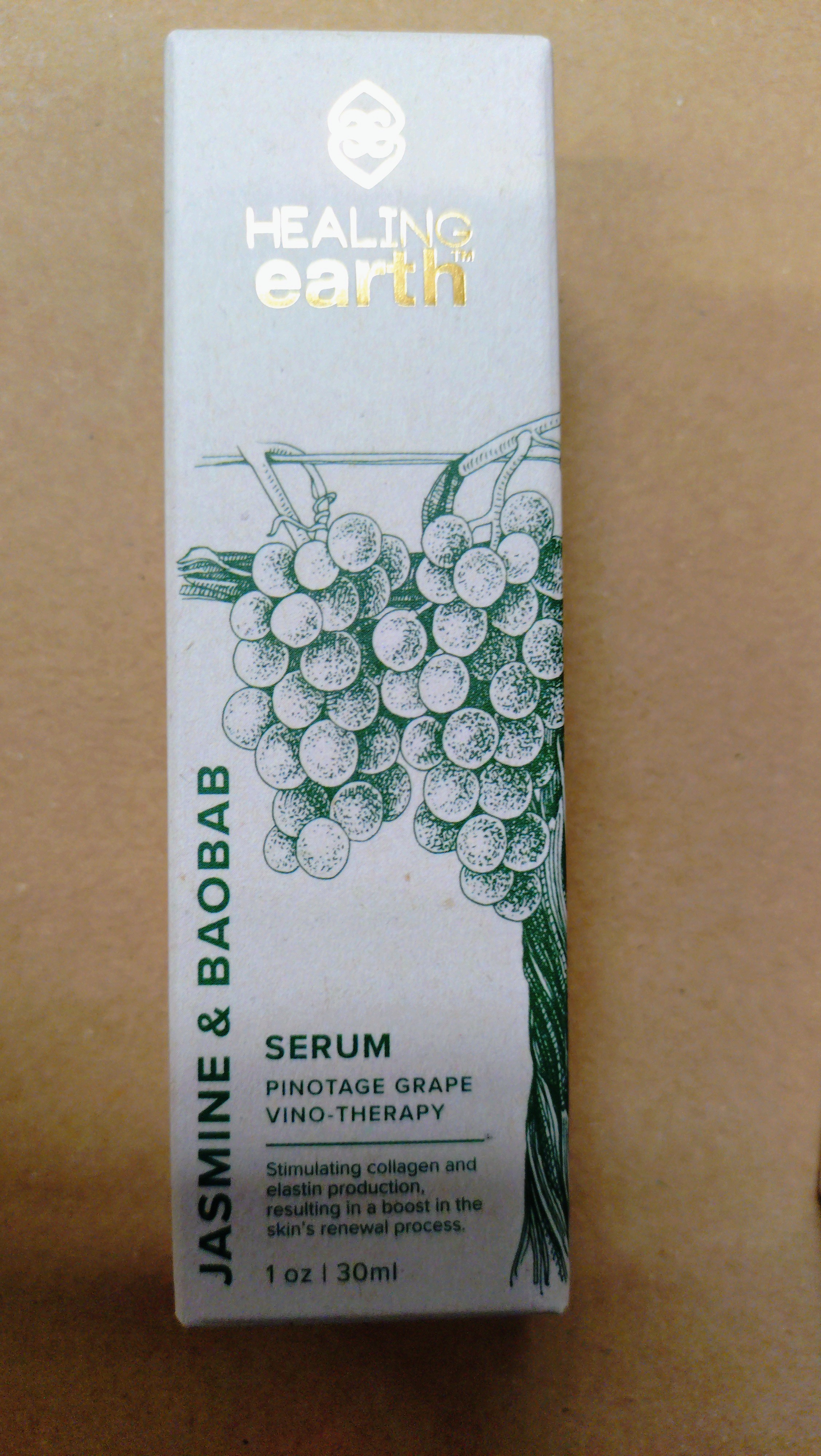 Face Serum - Stimulating Jasmin and Baobab  Oil, 30ml Healing Earth