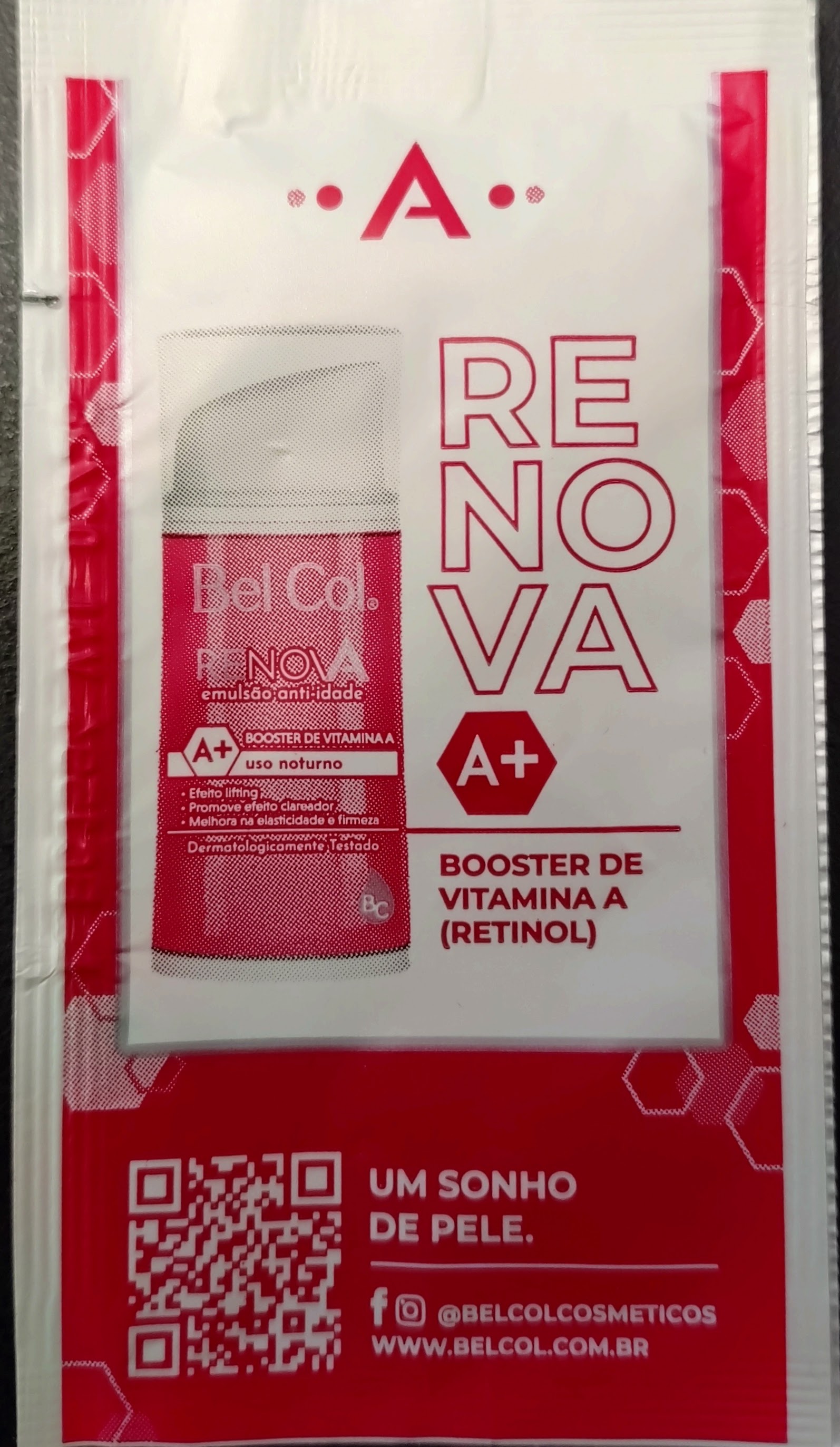 MUSTER-SACHET Renov (A) Retinol Emulsion A+ , Nachtcreme STUFE 1 ,1ml