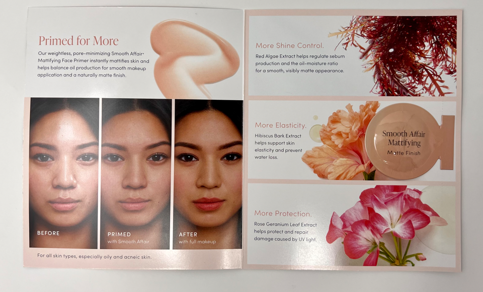 MeetYourMatteBack MUSTER Smooth Affair Face Mattifying  Primer MUSTER-KARTE OILY SKIN  NEUE FORMULA (CH 2) CARTE D'ÉCHANTILLON