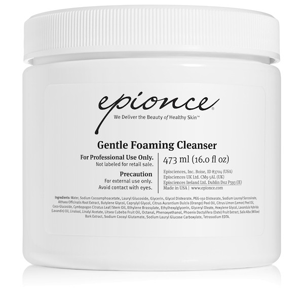 PRO Gentle Foam Cleanser + Pompe 470ml Nettoyant moussant doux de EPIONCE