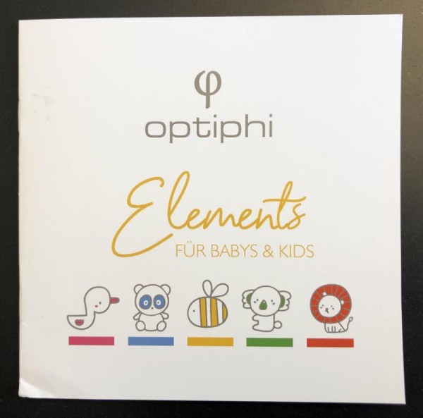 Elements-Broschüren Kinderpflegeprodukte