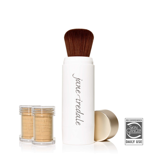 Golden Glow, Amazing Base pinceau rechargeable SPF20 incl. 2 cartouches (CHF55)