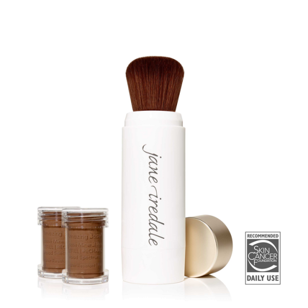 Mahogany, Amazing Base pinceau rechargeable SPF15 incl. 2 cartouches (CHF55)